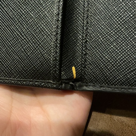 COACH MENS WALLET BLACK CC CANVAS - Picture 4 of 14